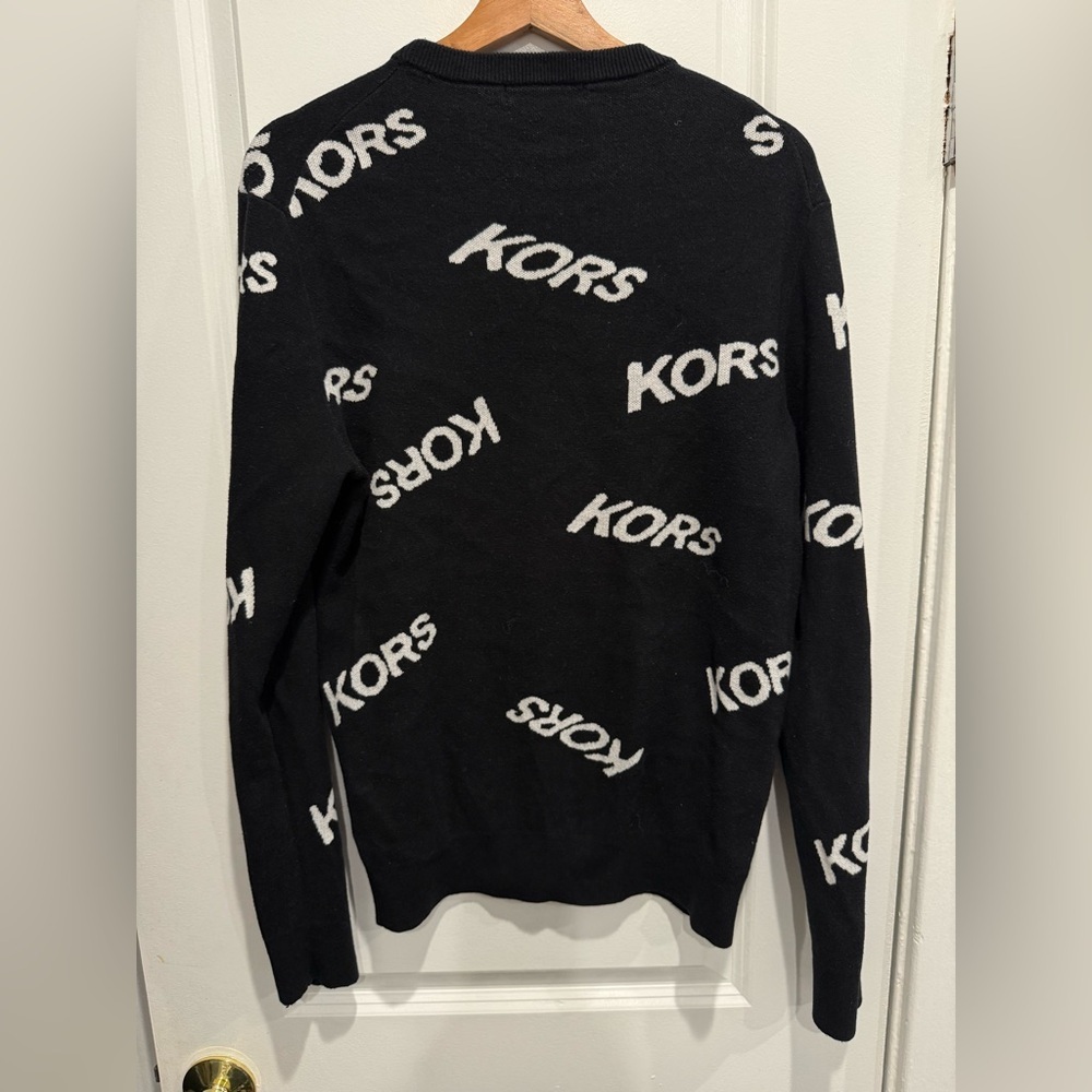 Michael Kors Black Sweater with White Logo - Picture 3 of 3